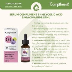 Serum Compliment 5% Glycolic Acid & Niacinamide 27ml