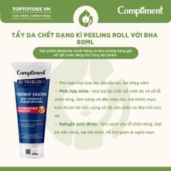 Tẩy da chết Compliment No Problem với BHA