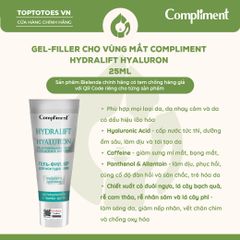 Gel-filler cho vùng mắt Compliment Hydralift Hyaluron 25ml