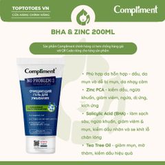 Gel rửa mặt Compliment No Problem