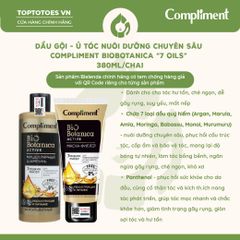 Dầu gội Compliment Biobotanica - 7 Oils 380ml