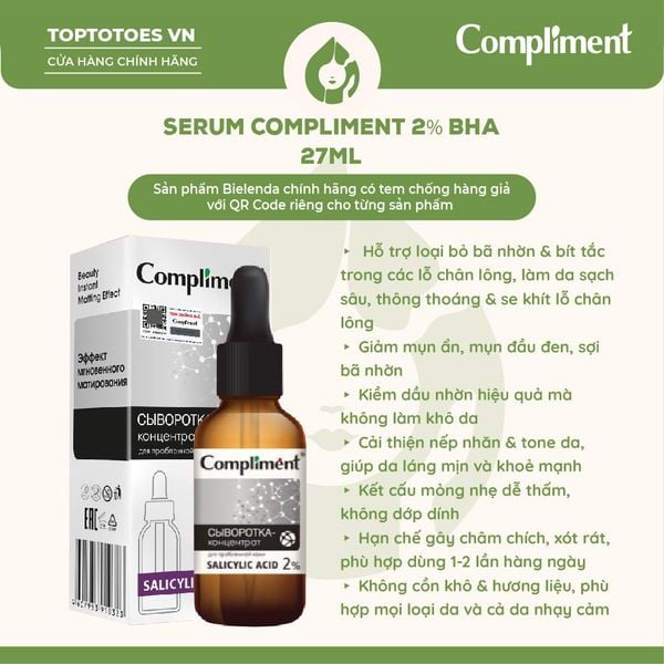 Serum Compliment 2% BHA 27ml