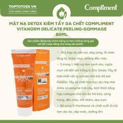 Mặt nạ detox kiêm tẩy da chết Compliment Vitanorm Delicate Peeling-gommage