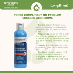 Toner Compliment No Problem succinic acid, 200ml