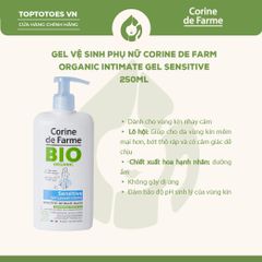 Gel vệ sinh phụ nữ Corine de Farme