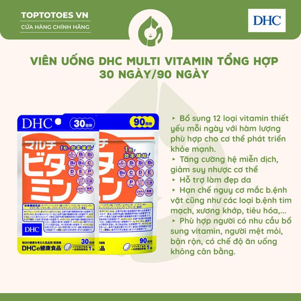 Viên uống DHC Multi Vitamin tổng hợp