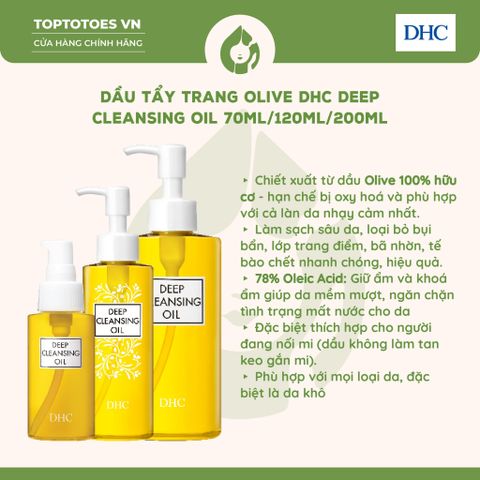 Dầu tẩy trang Olive DHC Deep Cleansing Oil
