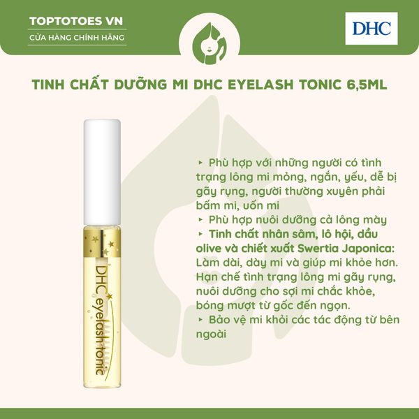 Tinh chất dưỡng mi DHC Eyelash Tonic
