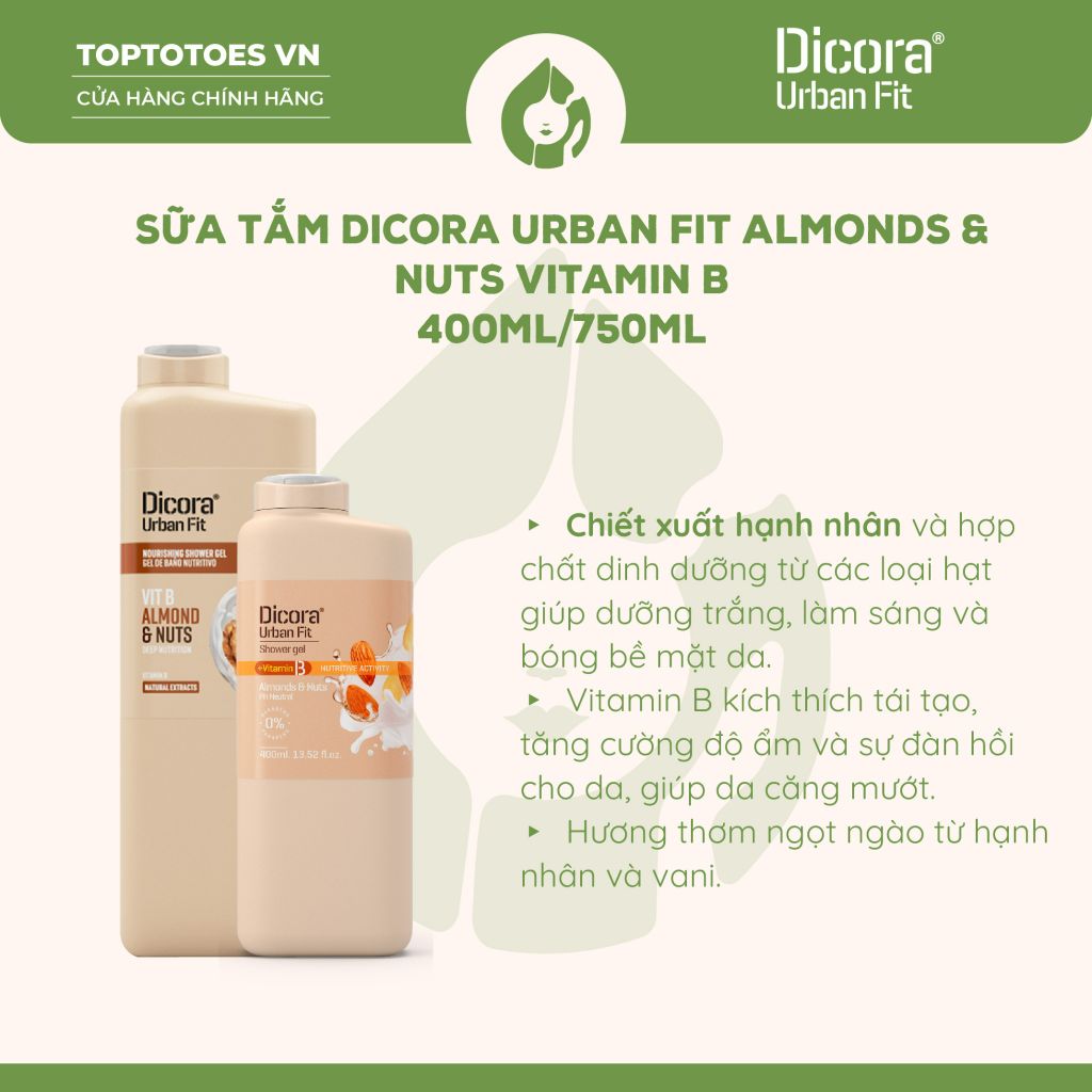 Sữa tắm Dicora Urban Fit Shower Gel