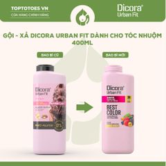 Dầu gội xả Dicora Urban Fit chiết xuất tinh dầu Argan dành cho tóc nhuộm