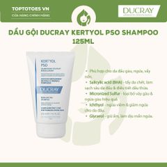 Dầu gội cho da bị gàu, vảy nến DUCRAY KERTYOL PSO SHAMPOO 125ml