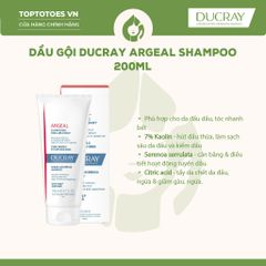 Dầu gội Ducray Argeal Shampoo 200ml