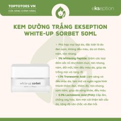 Kem dưỡng Ekseption white-up sorbet 50ml