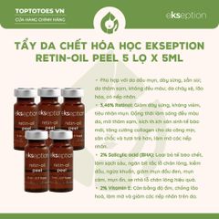 Tinh chất tẩy da chết Ekseption retin-oil peel 5 ống x 5ml