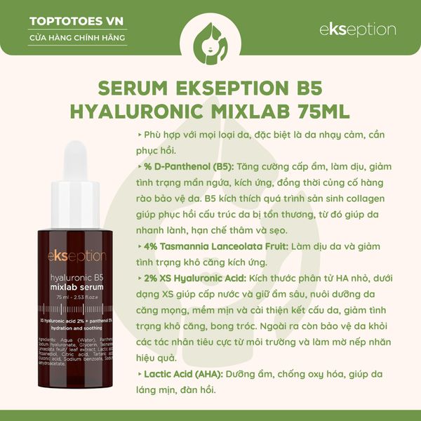 Serum Ekseption Hyaluronic B5 75ml
