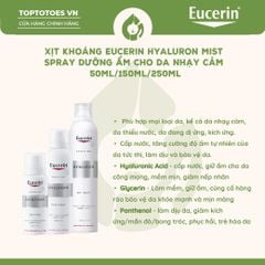 Xịt dưỡng Eucerin Hyaluron Mist Spray 250ml