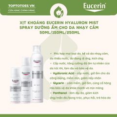 Xịt khoáng dưỡng ẩm Eucerin Hyaluron Mist Spray