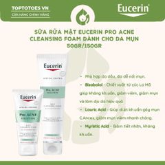 Sữa rửa mặt Eucerin Pro Acne Cleansing Foam
