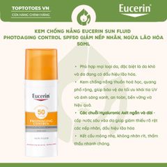 Kem chống nắng Eucerin Sun Fluid Photoaging Control SPF 50 50ml