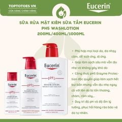 Sữa rửa mặt kiêm sữa tắm Eucerin pH5 Washlotion for Body & Face