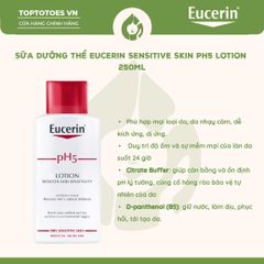 Sữa dưỡng thể Eucerin pH5 Lotion 250ml
