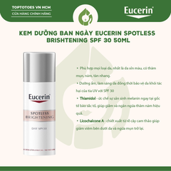 Kem dưỡng Eucerin Spotless Brightening Day SPF30 50ml
