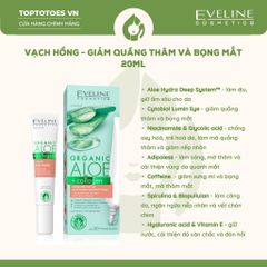 Kem mắt Eveline Organic Aloe + Collagen 4in1