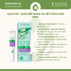 Kem mắt Eveline Organic Aloe + Collagen 4in1