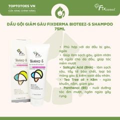 Dầu gội đầu ngăn ngừa và giảm gàu Fixderma Bioteez- s Shampoo 75g