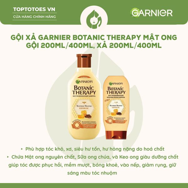 Gội xả Garnier Botanic Therapy Mật ong