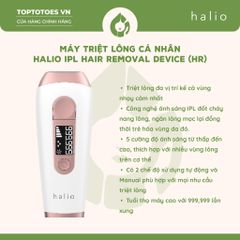 Máy triệt lông cá nhân Halio IPL Hair Removal Device