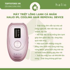 Máy triệt lông lạnh cá nhân Halio IPL Cooling Hair Removal Device
