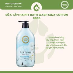 Sữa Tắm Happy Bath Perfume Body Wash 900g - Cozy Cotton
