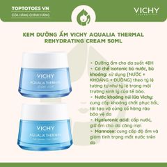 Kem/Gel dưỡng ẩm, cấp nước Vichy Aqualia Thermal Rehydrating