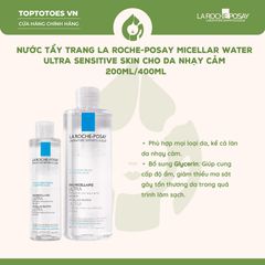 Nước tẩy trang La Roche-Posay Micellar Water Ultra