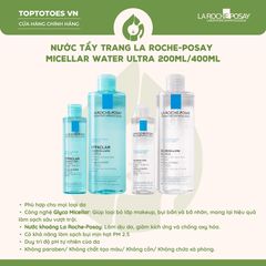 Nước tẩy trang La Roche-Posay Micellar Water Ultra