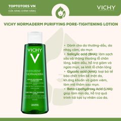 Toner Vichy Normaderm Purifying Pore-Tightening Lotion 200ml