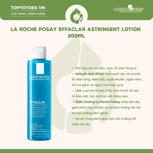 Toner La Roche-Posay Effaclar Astringent Lotion 200ml