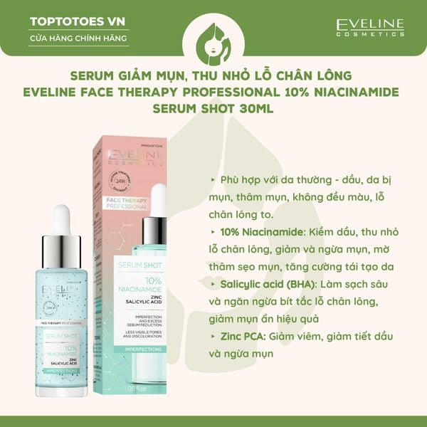 Serum Eveline 10% Niacinamide Face Therapy 30ml