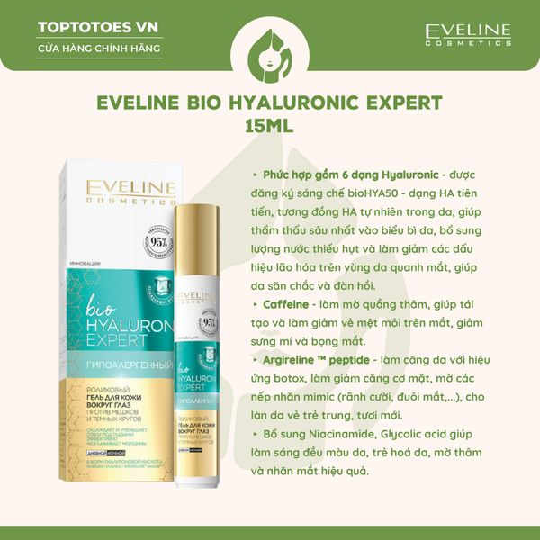 Lăn mắt Eveline Bio Hyaluron Expert