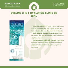 Lăn mắt lạnh Eveline Hyaluron Clinic B5 3-in-1