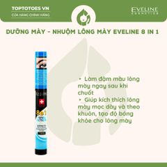 Dưỡng mày Eveline 8 In 1 Total Action Eyebrow Therapy Professional