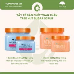 Tẩy da chết cơ thể Tree Hut Shea Sugar Scrub 510g - Exotic Bloom