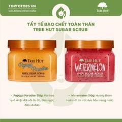 Tẩy da chết cơ thể Tree Hut Shea Sugar Scrub 510g - Watermelon