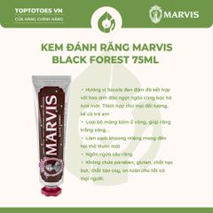 Kem đánh răng Marvis 85ml - Black Forest (màu đỏ đen)