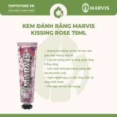 Kem đánh răng Marvis 75ml - Kissing Rose (Hoa hồng)