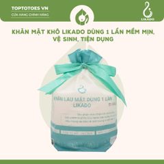 Khăn lau mặt dùng 1 lần Likado (50 khăn)