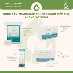 Bông tẩy trang/đắp toner Likado