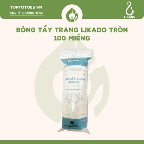 Bông tẩy trang/đắp toner Likado