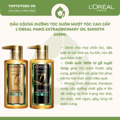 Dầu gội/xả L'Oreal Paris Extraordinary Oil Smooth